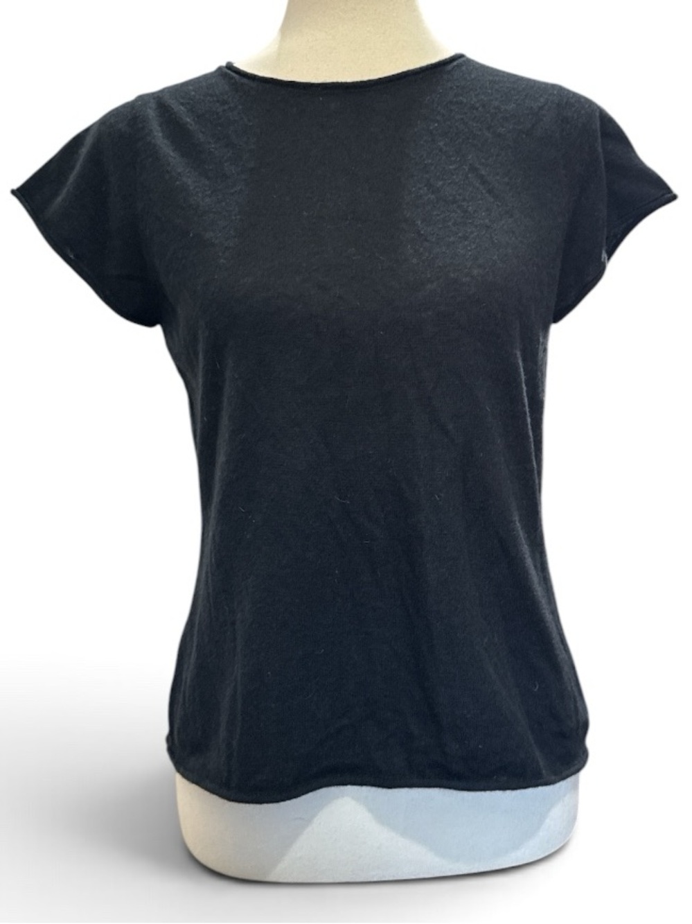 SKIMS Featherweight Cashmere T-shirt Onyx #716